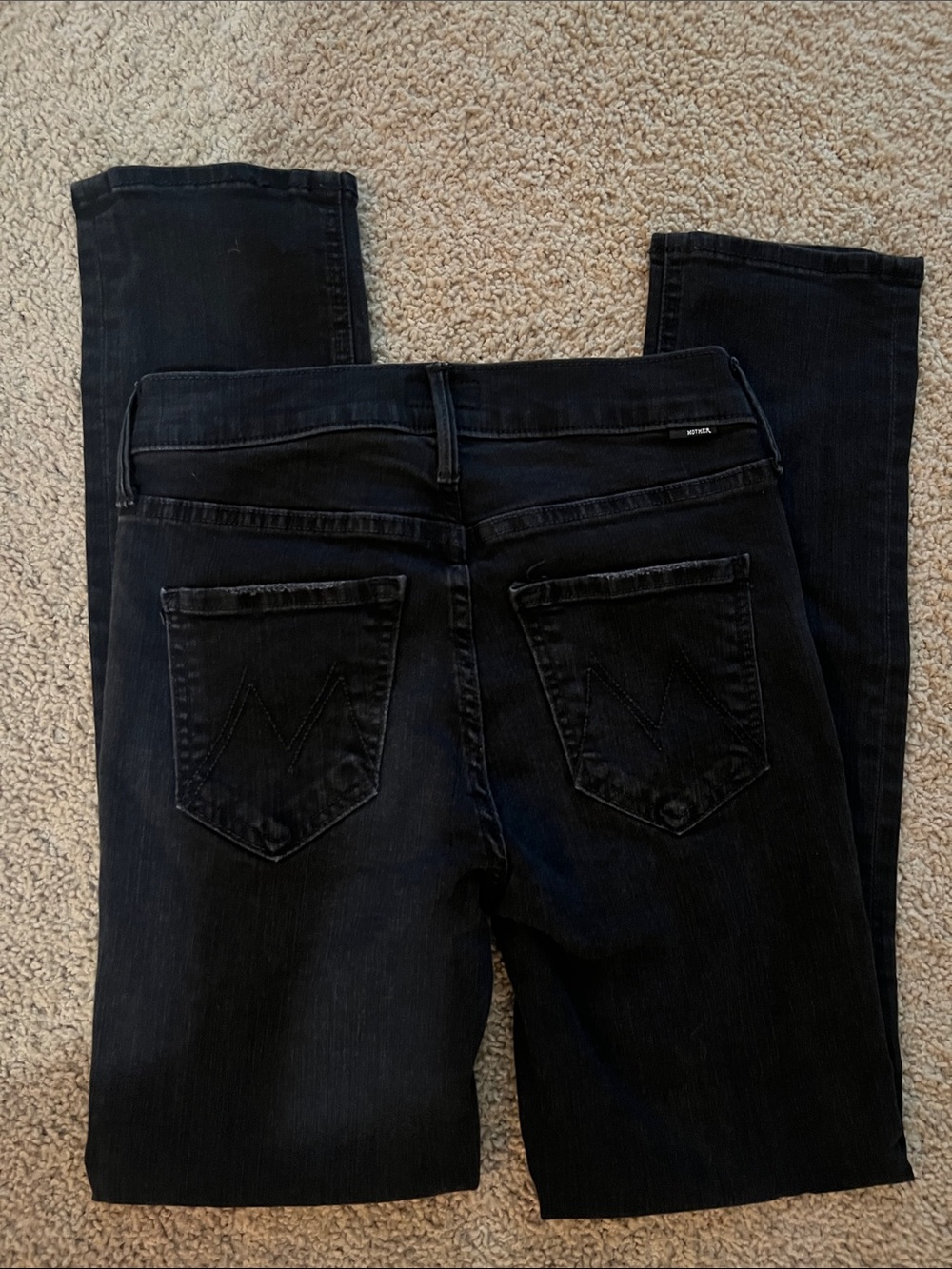 Mother Black Jeans The Mid Rise Dazzler Ankle 24